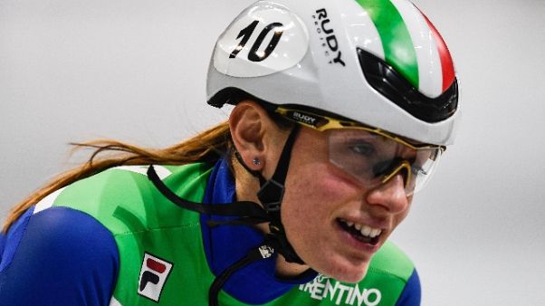 Short track: cdm, Valcepina vince 500 m Short track: cdm, Valcepina vince 500 m