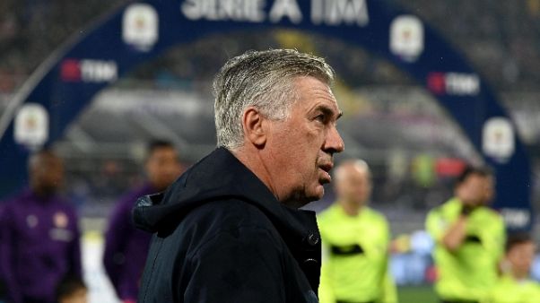 Napoli: Ancelotti, meritavamo di vincere Napoli: Ancelotti, meritavamo di vincere