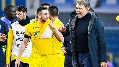 Frosinone: Baroni,complimenti ai ragazzi Frosinone: Baroni,complimenti ai ragazzi