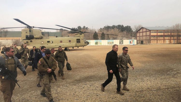 Acting Pentagon chief lands in Afghanistan, supports Kabul role in peace talks