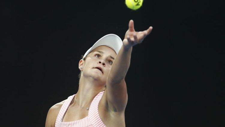 Australia's Barty savours 'best feeling' after downing U.S.