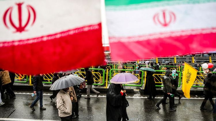 Iran vaunts military, taunts U.S. as revolution turns 40