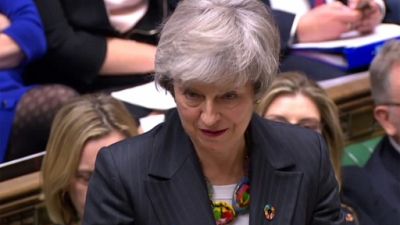Brexit: Theresa May demande "du temps" pour obtenir un accord modifié