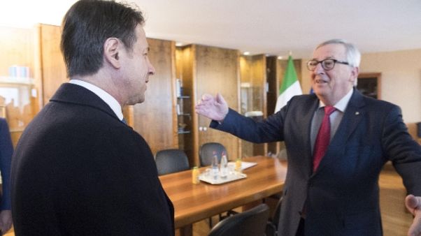 Conte, bene incontro con Juncker Conte, bene incontro con Juncker