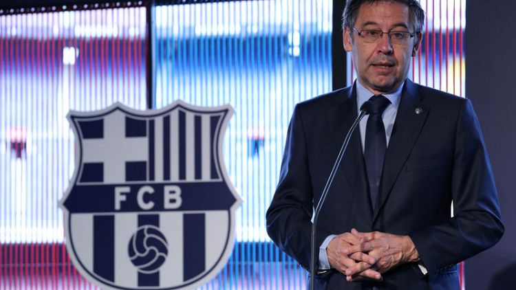 Barca president says La Liga should play three games overseas