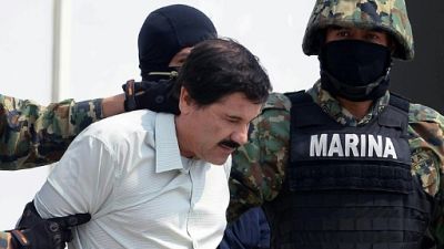 Joaquin Guzman, alias "El Chapo", le 22 février 2014 à Mexico