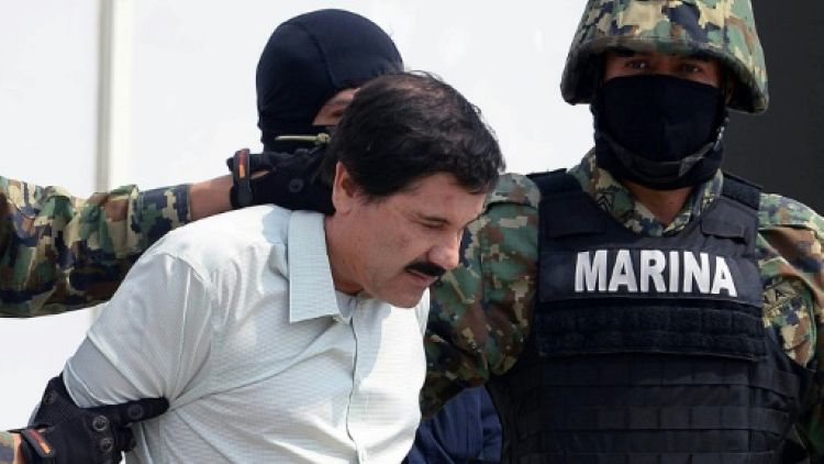 Joaquin Guzman, alias "El Chapo", le 22 février 2014 à Mexico 