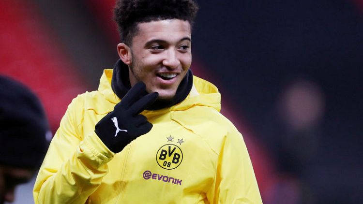 Dortmund's Sancho happy to have 'opened doors' for English youngsters