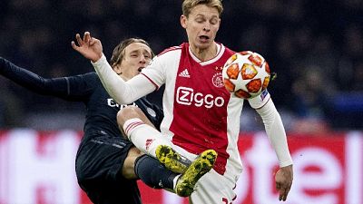 Champions: prima Var nega gol all'Ajax Champions: prima Var nega gol all'Ajax