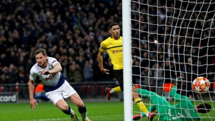 C1: Tottenham surclasse Dortmund 3-0 en 8e de finale aller
