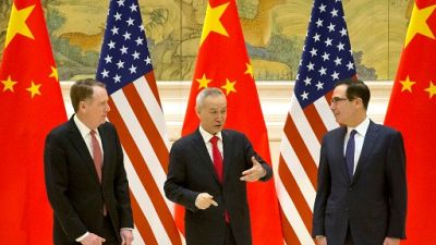 Reprise à Pékin des négociations commerciales Chine-USA
