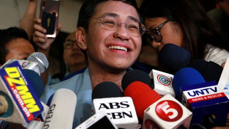 Philippine journalist released on bail after arrest causes outcry