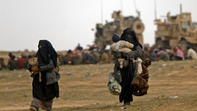 Dans l'est syrien, fuir l'EI pour le dénuement et le froid