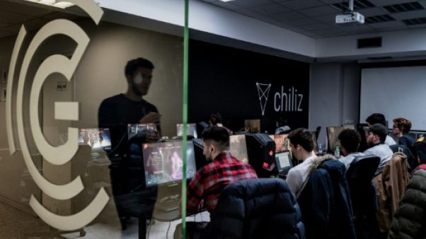 Des étudiants de la Gaming Academy de Lyon, le 8 février 2019 Des étudiants de la Gaming Academy de Lyon, le 8 février 2019