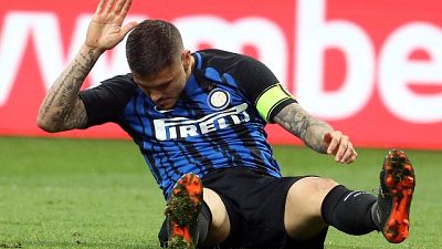 Inter: Icardi si allena ad Appiano Inter: Icardi si allena ad Appiano