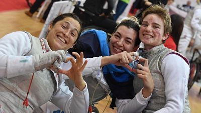 Scherma paralimpica,oro fioretto azzurro Scherma paralimpica,oro fioretto azzurro