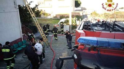 Incendio in casa riposo, un arresto Incendio in casa riposo, un arresto