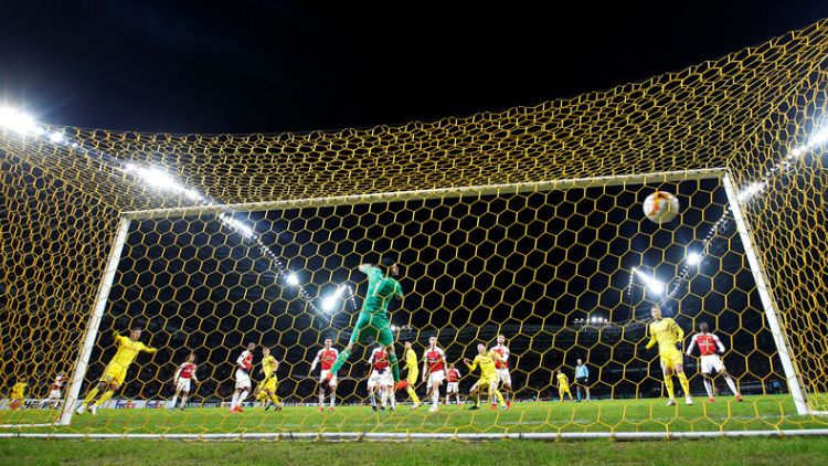 Arsenal lose at BATE as Inter, Sevilla and Benfica win in Europa League