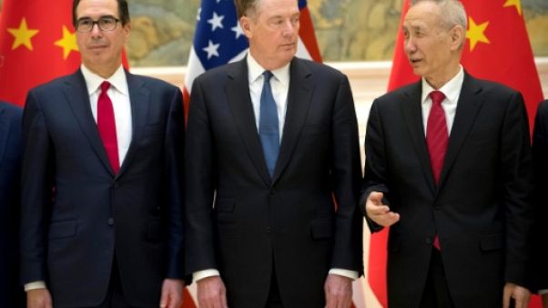 Guerre commerciale: fin des entretiens Chine-USA à Pékin Guerre commerciale: fin des entretiens Chine-USA à Pékin