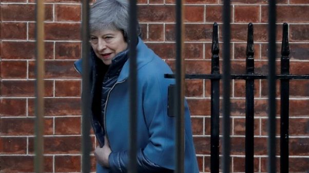 La Première ministre Theresa May, le 14 février 2019 à Londres La Première ministre Theresa May, le 14 février 2019 à Londres