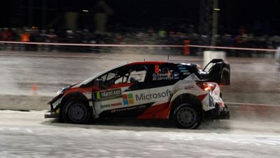 Rallye de Suède: Tänak en tête à la mi-journée, Loeb lutte et Grönholm abandonne