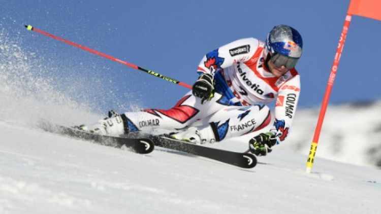 Mondiaux de ski: Pinturault en tête après la 1re manche du géant