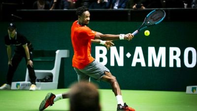 Le Français Gaël Monfils au tournoi ATP de Rotterdam, le 12 février 2019