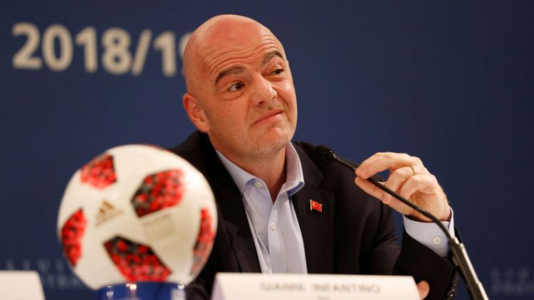 Infantino defends FIFA from criticism over Bahraini footballer