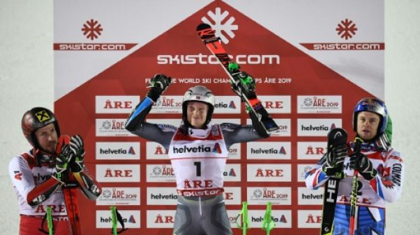 Ski alpin: Kristoffersen remporte le géant, son premier titre de champion du monde Ski alpin: Kristoffersen remporte le géant, son premier titre de champion du monde
