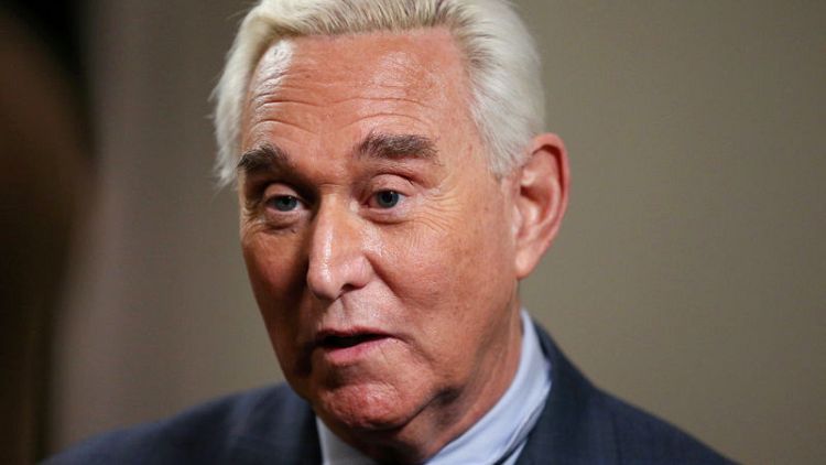 U.S. judge issues gag order in trial of former Trump adviser Roger Stone