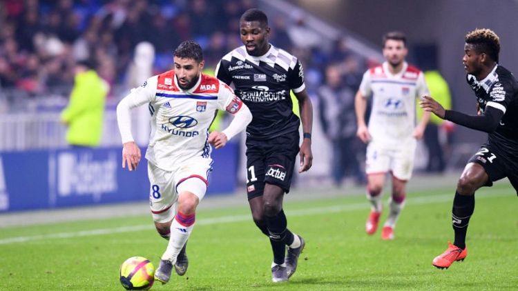 Fekir gives Lyon 2-1 win against Guingamp