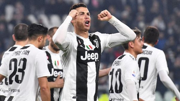 Juve: Ronaldo soddisfatto 'avanti così' Juve: Ronaldo soddisfatto 'avanti così'