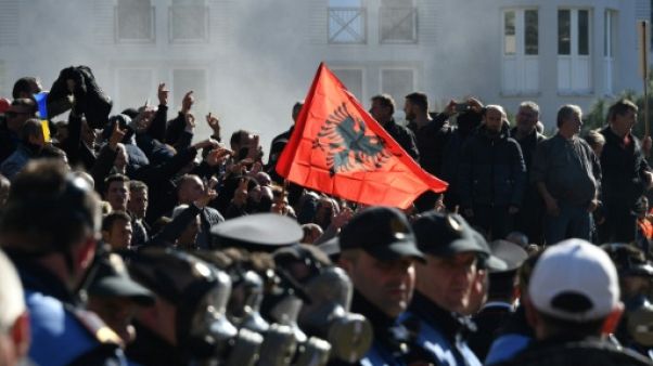 Albanie: manifestation tendue contre le Premier ministre Albanie: manifestation tendue contre le Premier ministre