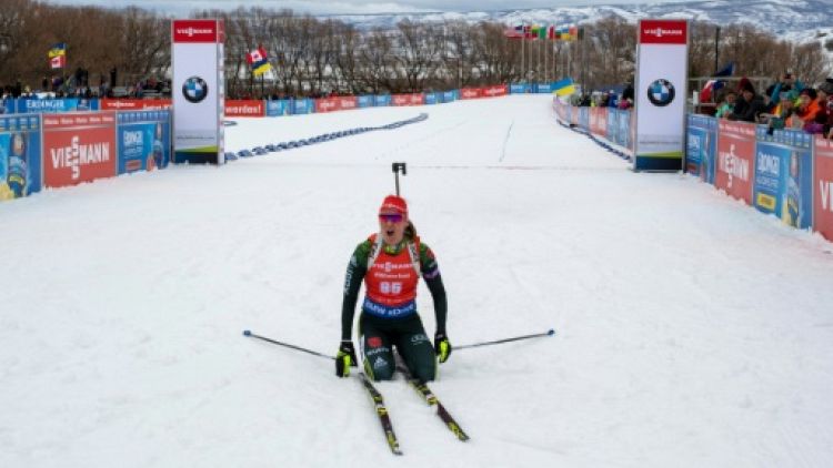 Biathlon: Denise Herrmann remporte la poursuite de Soldier Hollow