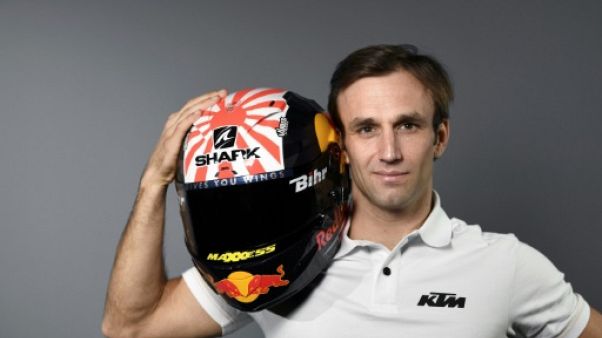 Le Français Johann Zarco lors d'une séance photo le 16 février 2019 à Paris Le Français Johann Zarco lors d'une séance photo le 16 février 2019 à Paris