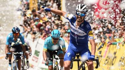 Tour de Colombie: Alaphilippe remporte la 5e étape et prend la tête