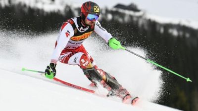 Mondiaux de ski: Hirscher écrase la 1re manche du slalom, Pinturault résiste
