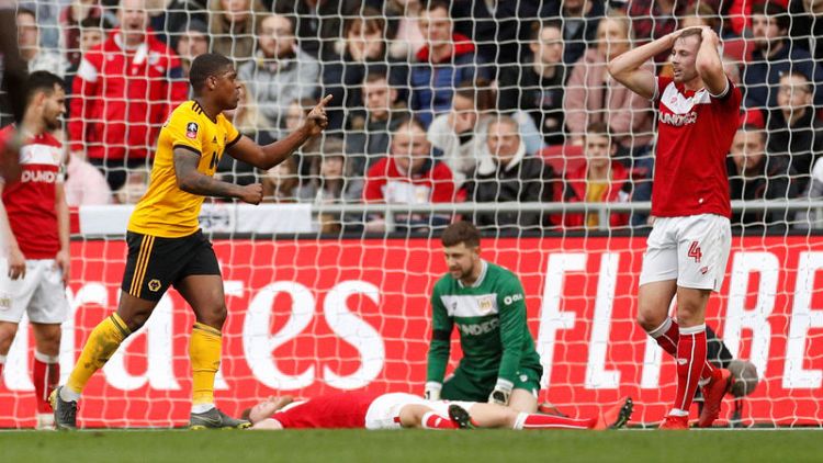 Wolves and Palace ease into FA Cup quarter-finals