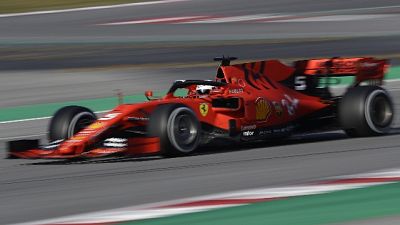F1: test Montmelo, Vettel subito veloce
