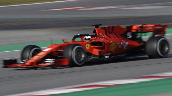 F1: test Montmelo, Vettel subito veloce F1: test Montmelo, Vettel subito veloce