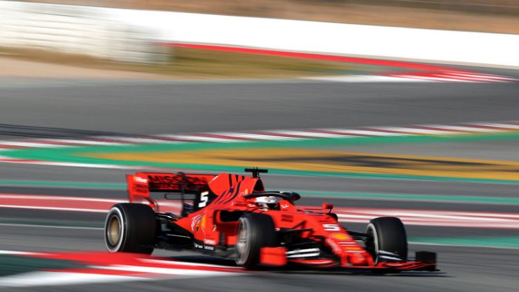 Vettel gets Ferrari off to strong start in F1 testing