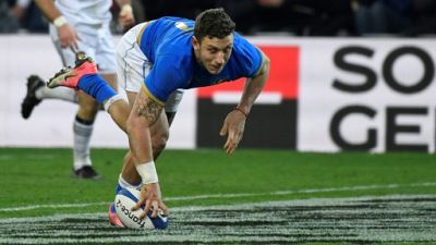 Rugby: l'arrière italien Matteo Minozzi aux Wasps la saison prochaine