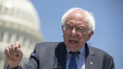 Bernie Sanders, sénateur du Vermont, le 10 juillet 2018 à Washington