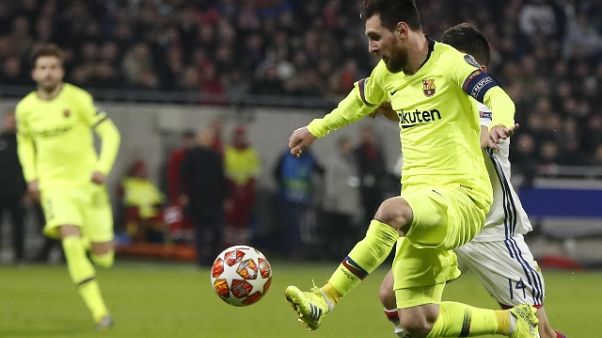 Champions: Lione-Barcellona 0-0 Champions: Lione-Barcellona 0-0
