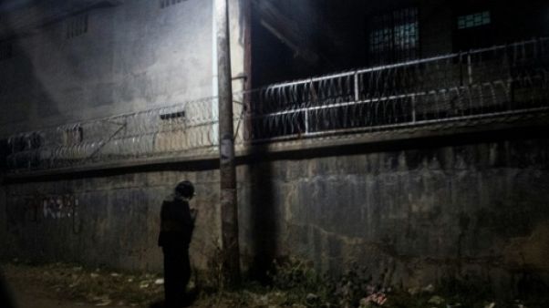 Un toxicomane dans une rue de Muse, en Birmanie, le 10 janvier 2019 Un toxicomane dans une rue de Muse, en Birmanie, le 10 janvier 2019