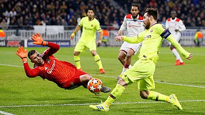 Lyon shares fall after club's goalless draw against Barcelona