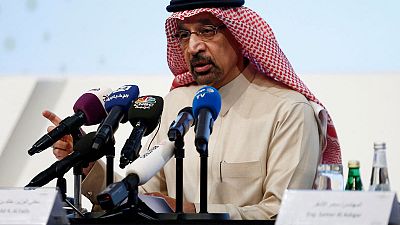 الفالح يتوقع اتفاقا مع الكويت لاستئناف إنتاج النفط بالمنطقة المقسومة في 2019 الفالح يتوقع اتفاقا مع الكويت لاستئناف إنتاج النفط بالمنطقة المقسومة في 2019