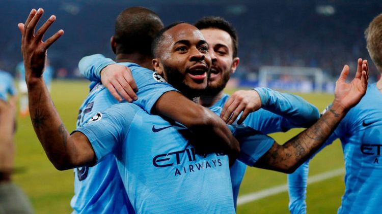 Late goals give Manchester City 3-2 win at Schalke