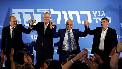 Netanyahu's strongest challengers form alliance for Israeli election