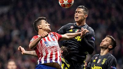 Esultano spagnoli,'Atletico divora Juve' Esultano spagnoli,'Atletico divora Juve'